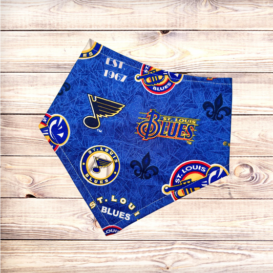 Blue Hockey Bandana