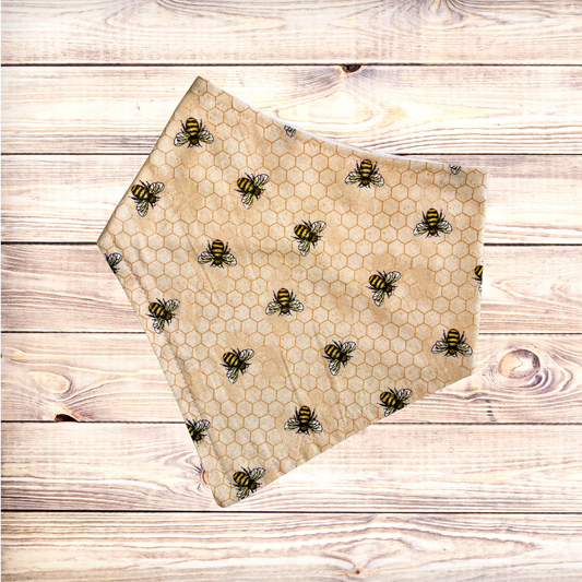 Honeycomb Bees Bandana