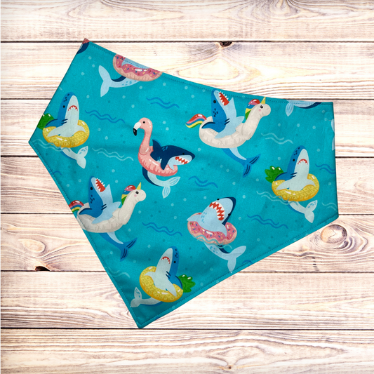 Sharks in Floaties Bandana