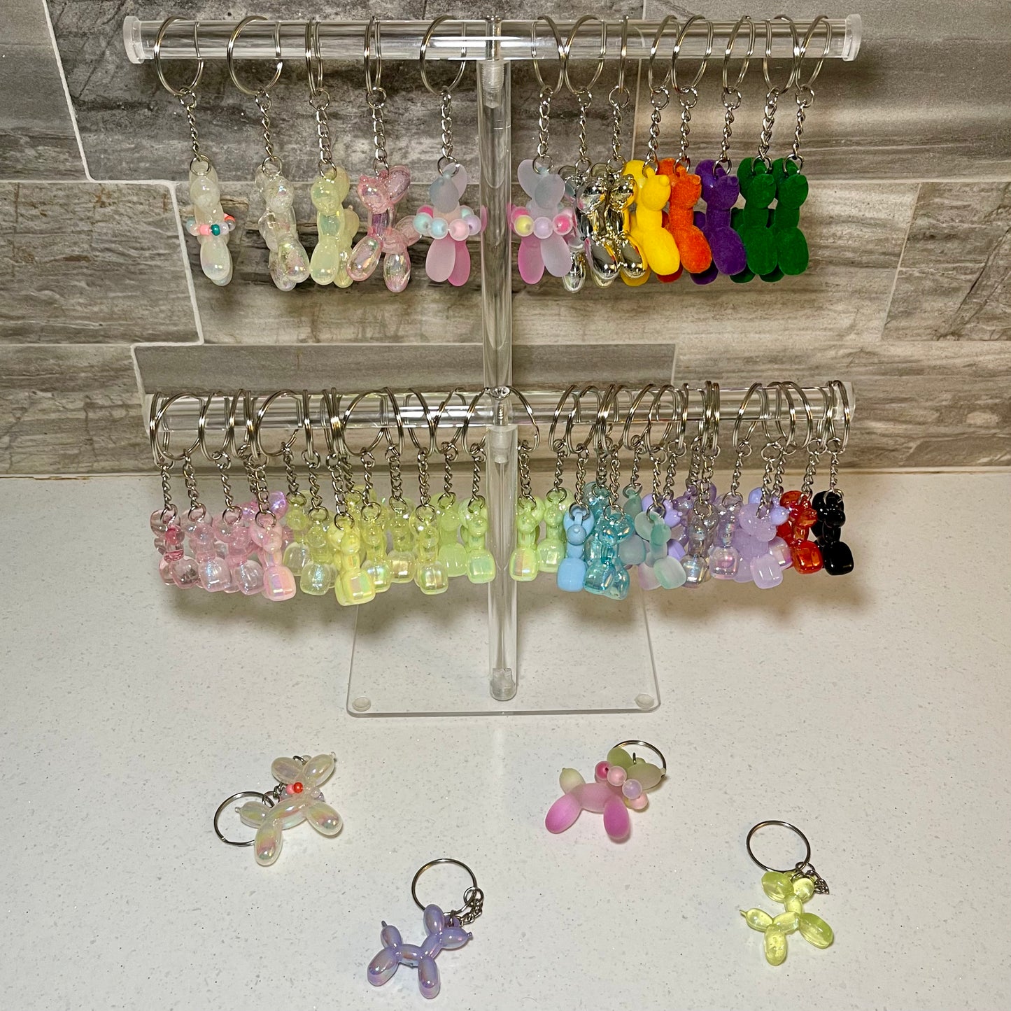 Balloon Dog Keychain