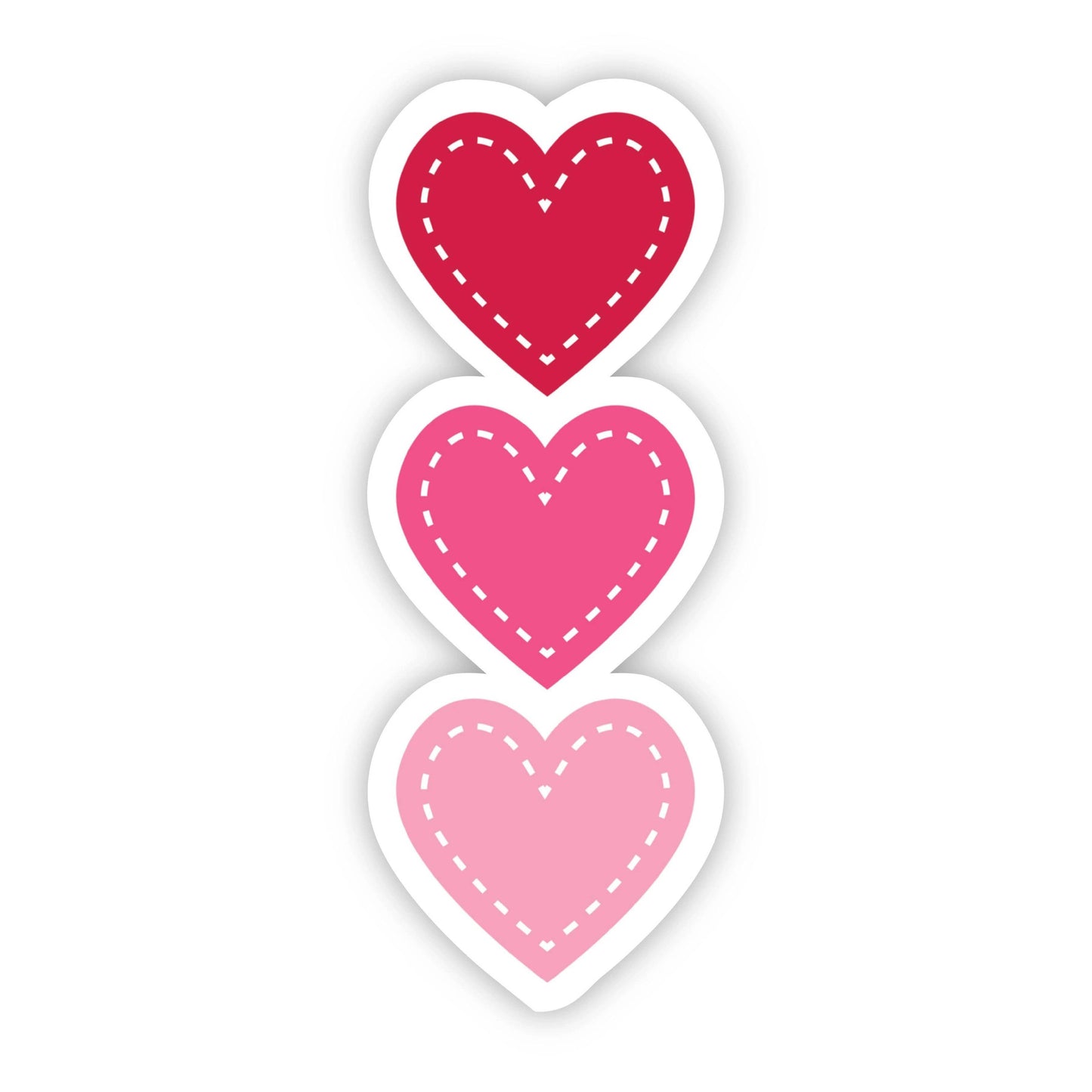 Three Hearts Sticker