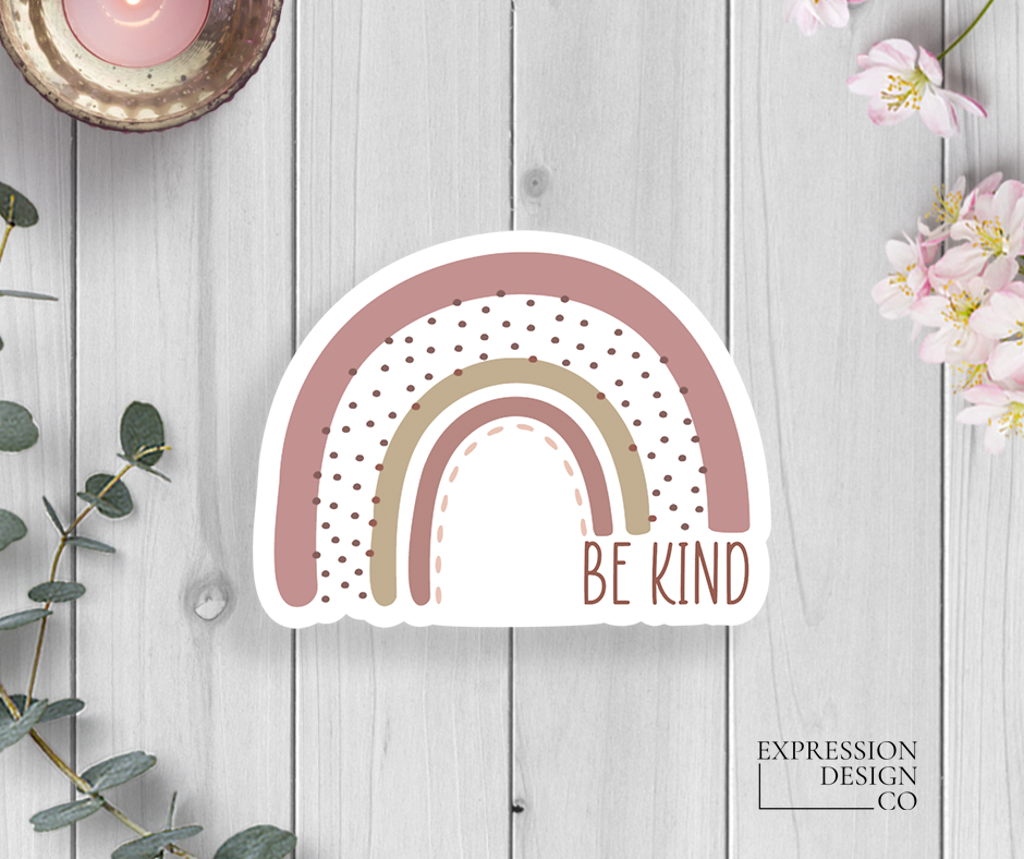 Be Kind  Vinyl Sticker